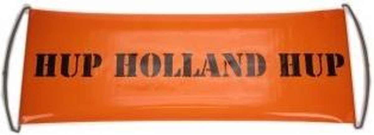 Hup Holland Hup oranje spandoek handbanner EK | WK auto-scrolling